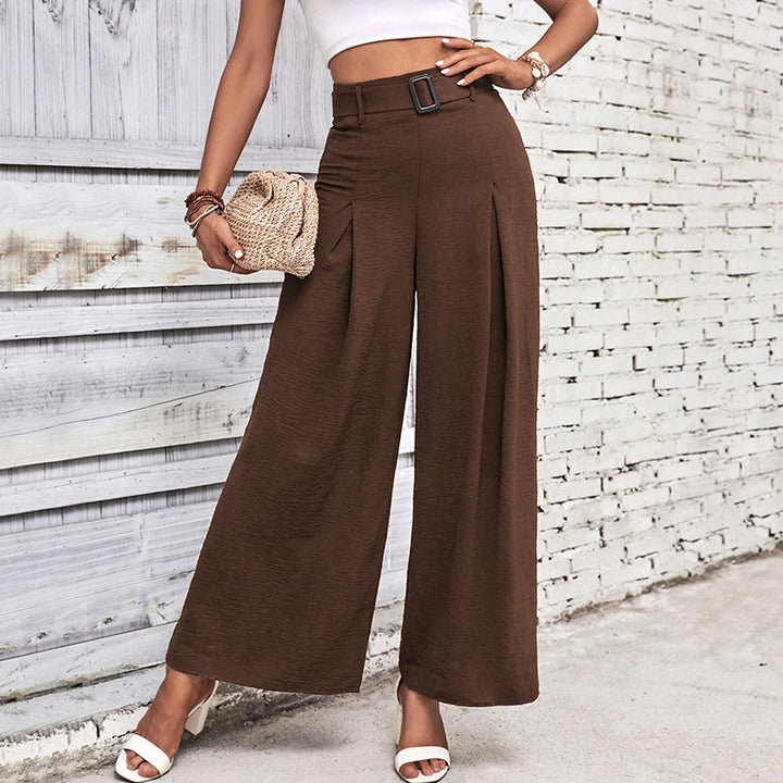 Damen Weitgeschnittene Hose mit Taillenkordel Echo Archiv