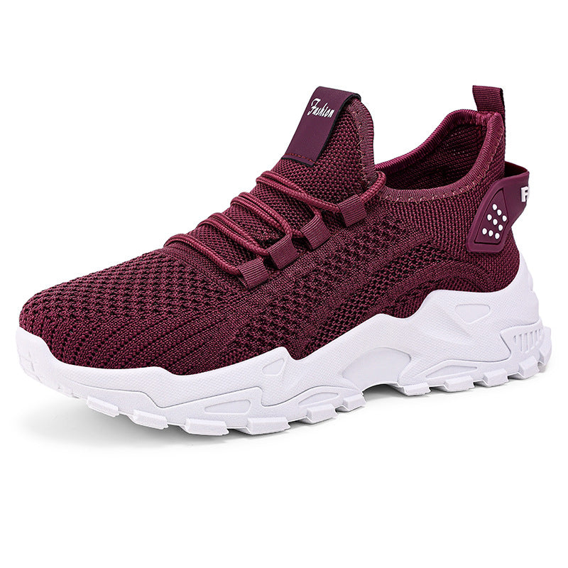 Unisex nan atmungsaktive Strick-Sneaker mit dicker Profilsohle und elastischem Slip-on Echo Archiv