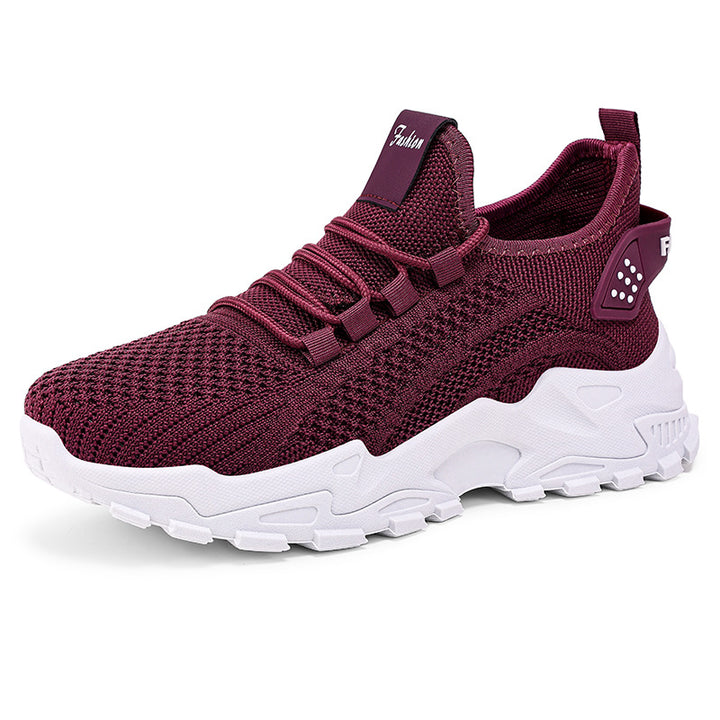 Unisex nan atmungsaktive Strick-Sneaker mit dicker Profilsohle und elastischem Slip-on Echo Archiv