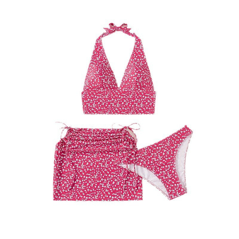 Damen Crop-Bikini-Set mit floralem Design Echo Archiv