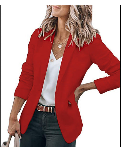 Damen komfortable Blazerjacke mit strukturiertem Design und eleganten Akzenten Echoarchiv