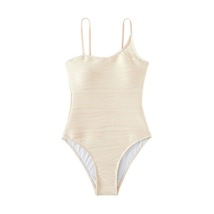 Damen Einteiler Badeanzug mit raffiniertem Wellenmuster Echo Archiv