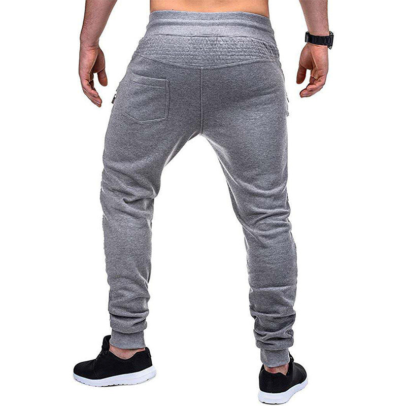 Herren Sportliche Jogginghose mit stylischen Reißverschlüssen Echoarchiv