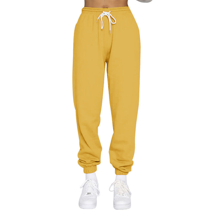 Damen Komfortable Jogginghose mit verstellbarem Bund und elastischen Bündchen Echoarchiv