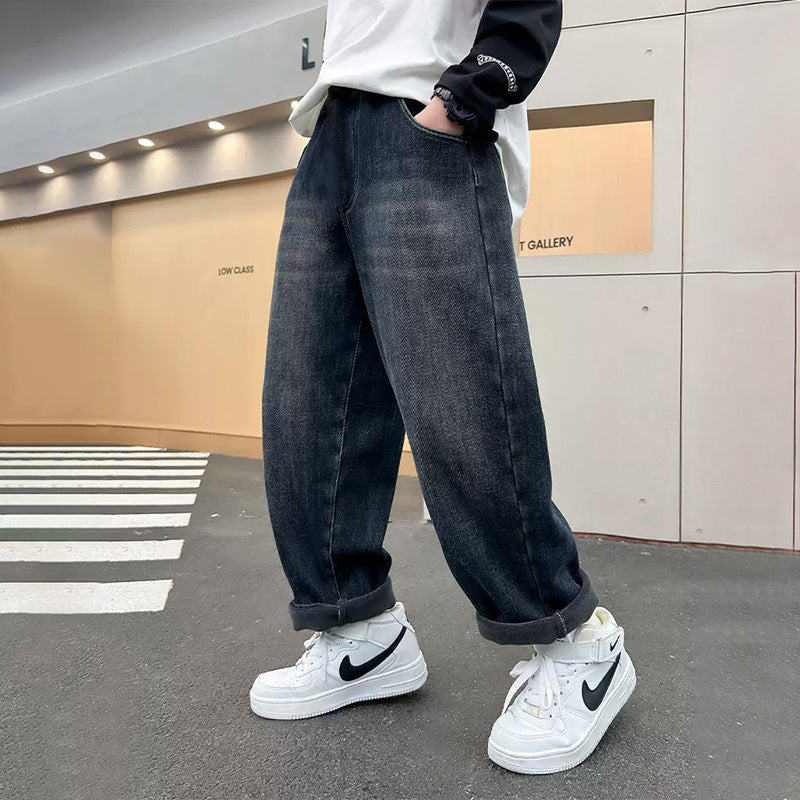 Jungen lässige Denim-Hose mit praktischen seitlichen Taschen Echo Archiv