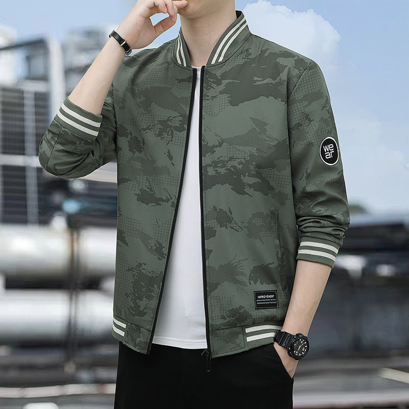 Herren Camouflage Bomberjacke Echo Archive