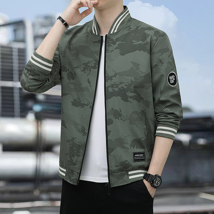Herren Camouflage Bomberjacke Echo Archive