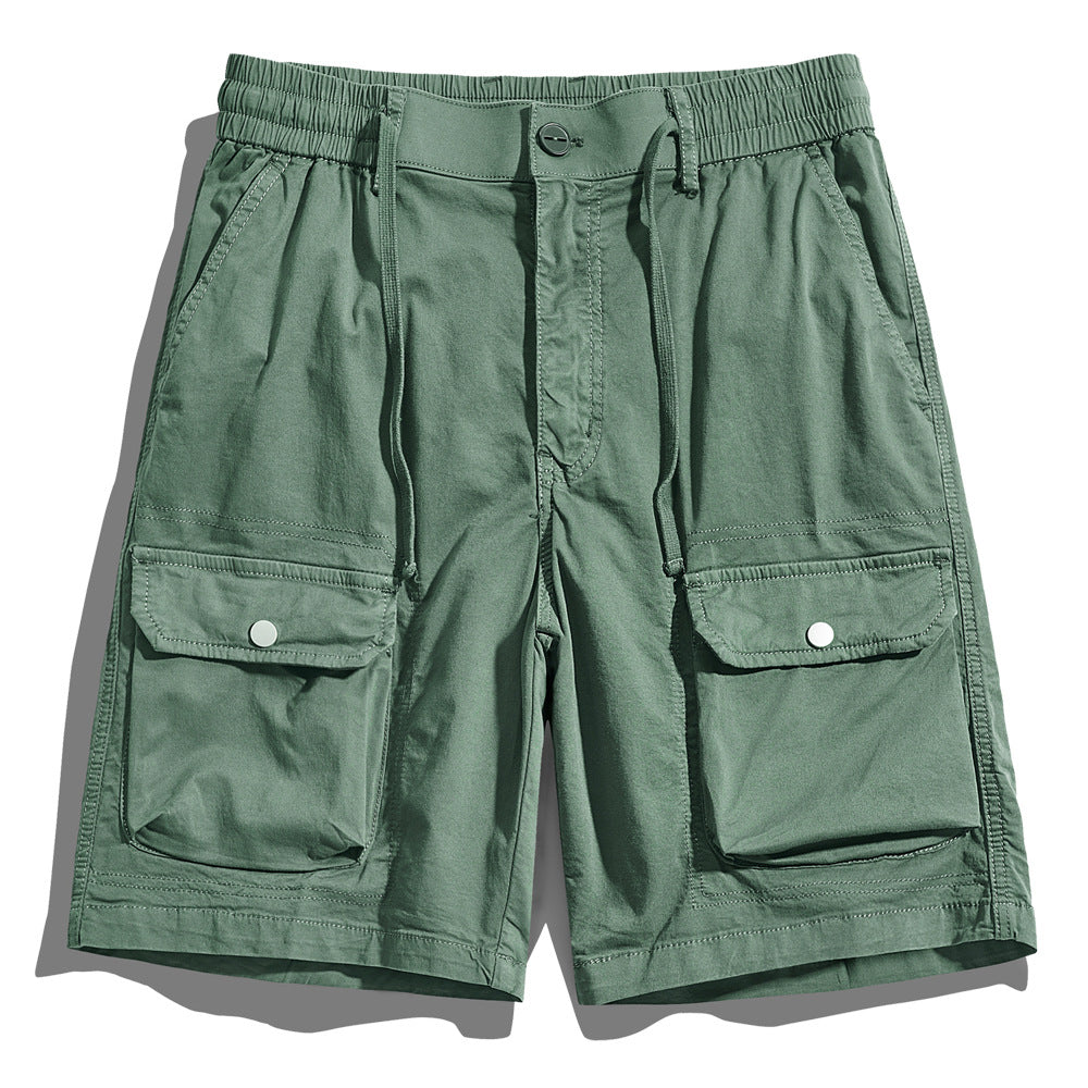 Herren Cargo-Shorts mit elastischem Bund und multifunktionalen Taschen Echoarchiv 1758210123