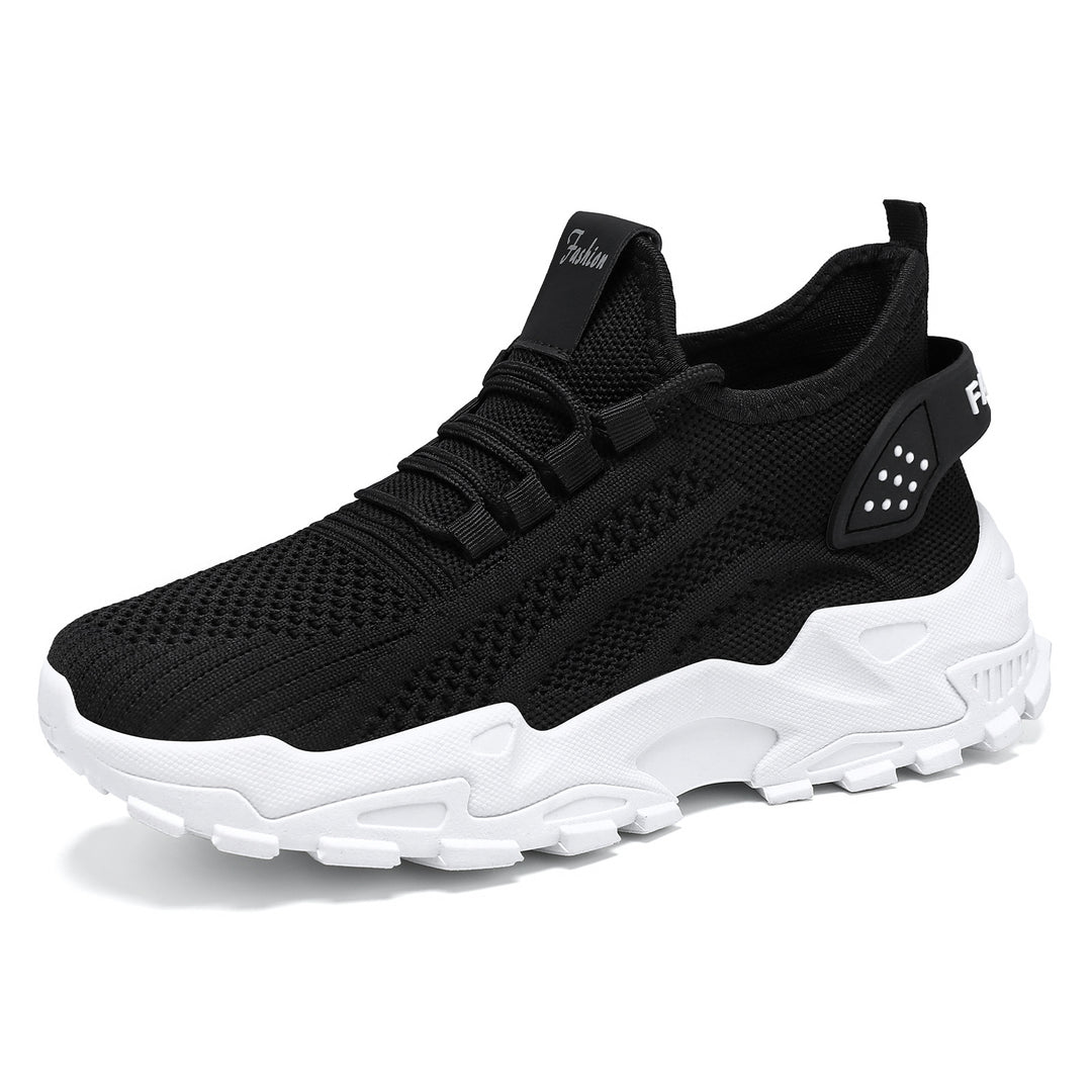Unisex nan atmungsaktive Strick-Sneaker mit dicker Profilsohle und elastischem Slip-on Echo Archiv