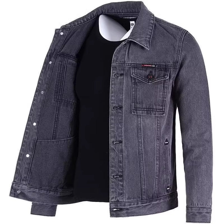 Herren Modische Denimjacke mit modernen Details Echoarchiv