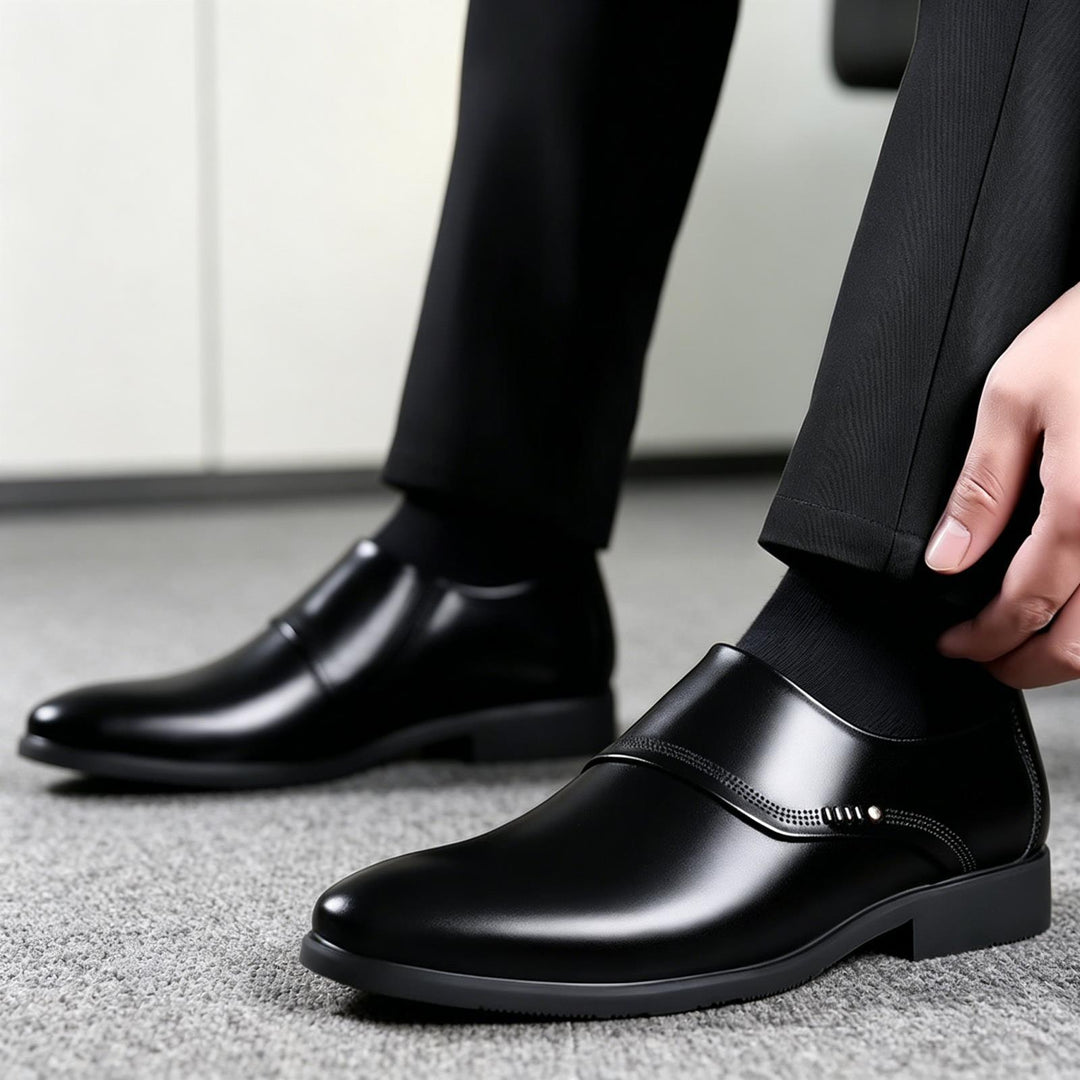 Herren Elegante und Bequeme Lederslipper Echoarchiv
