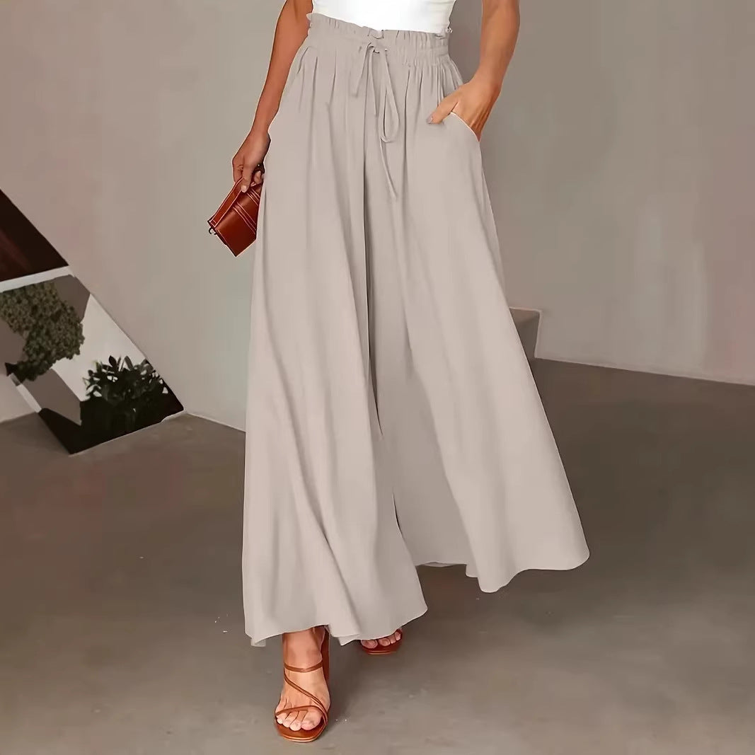 Damen Palazzo-Hosen mit elastischem Bund und praktischen Taschen Echo Archiv