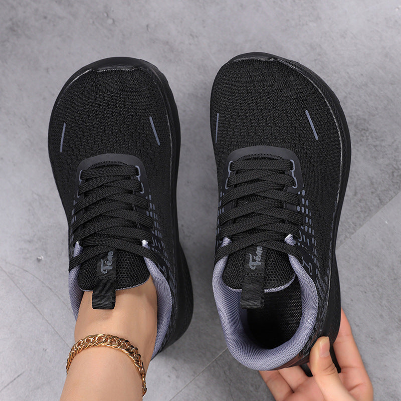 Damen nan ergonomischer Komfort-Sneaker mit nahtlosem Maschenoberteil und keilförmiger Dämpfung Echo Archiv