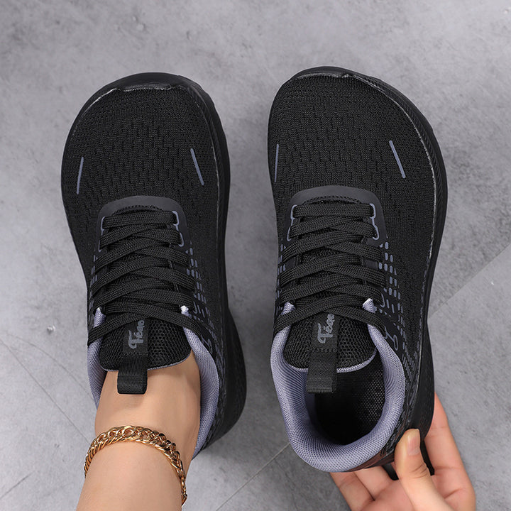 Damen nan ergonomischer Komfort-Sneaker mit nahtlosem Maschenoberteil und keilförmiger Dämpfung Echo Archiv