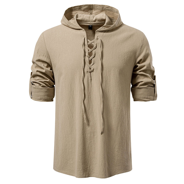 Herren Kapuzentop mit einzigartigem Schnürdesign Echoarchiv