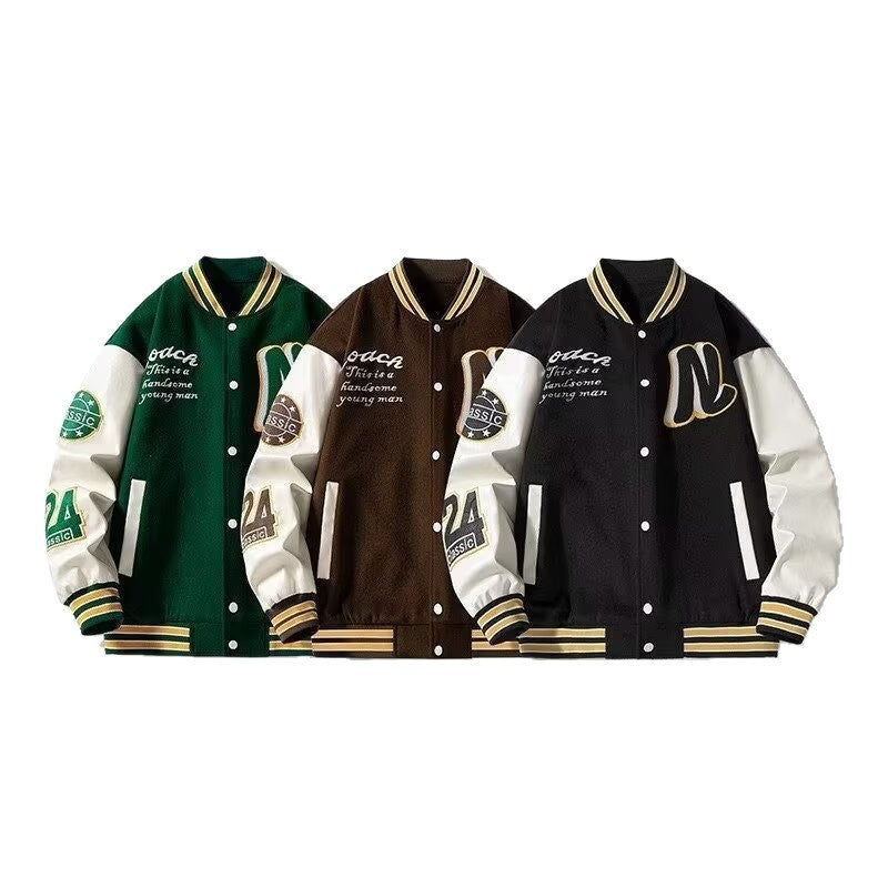 Herren Collegejacke mit klassischen Details Echoarchiv