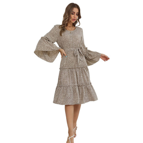 Damen Floral Maxikleid mit Rüschendetails Echo Archiv