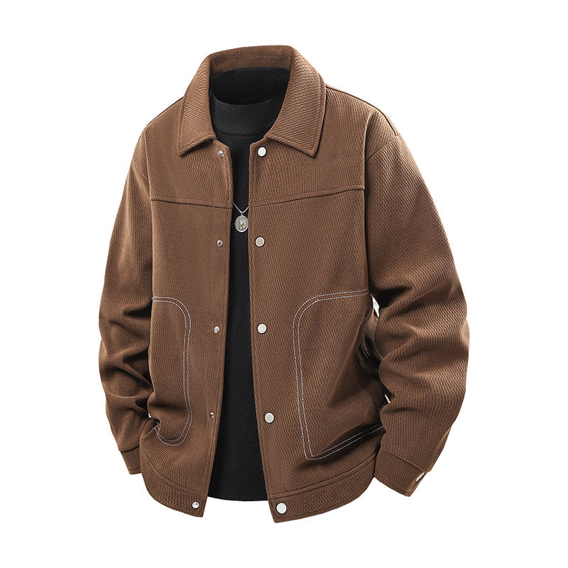 Herren Freizeitjacke mit großzügigen Taschen und eleganter Textur Echo Archiv