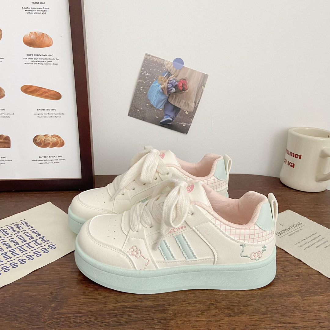 Damen Sportliche Sneakers mit verspielten Tiermotiven und atmungsaktiver Laufsohle Echo Archiv