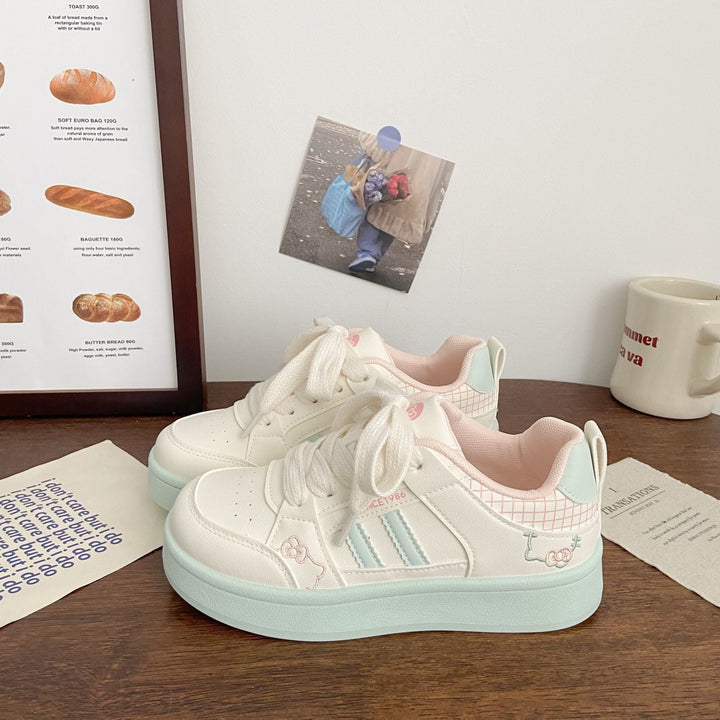 Damen Sportliche Sneakers mit verspielten Tiermotiven und atmungsaktiver Laufsohle Echo Archiv
