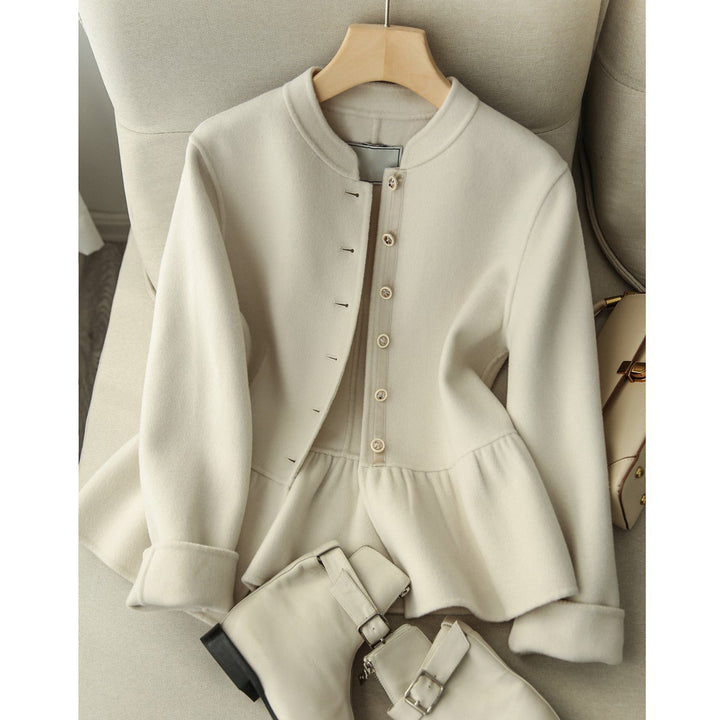 Damen Modischer Sweatjacke mit Knopfdetails Echoarchiv