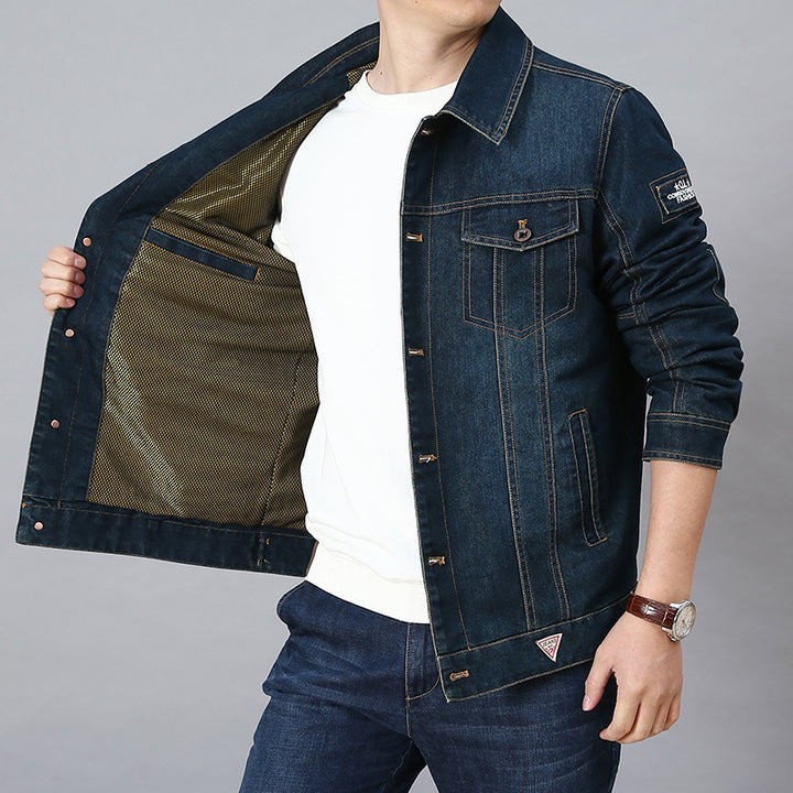 Herren Klassische Jeansjacke Echo Archiv