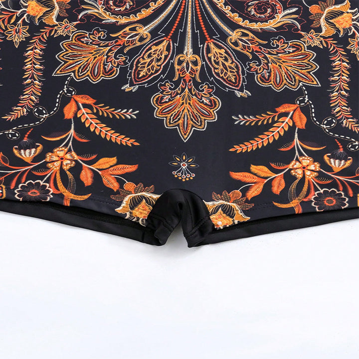 Damen Eleganter Badeanzug mit luxuriösem Floral-Design Echo Archiv