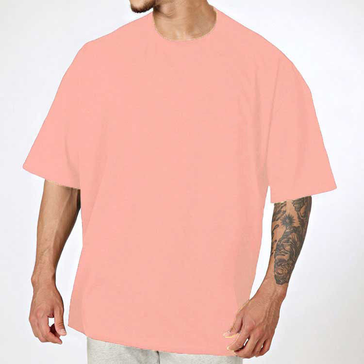 Herren Oversized T-Shirt aus hochwertigem Baumwollmix mit Rundhalsausschnitt Echoarchiv
