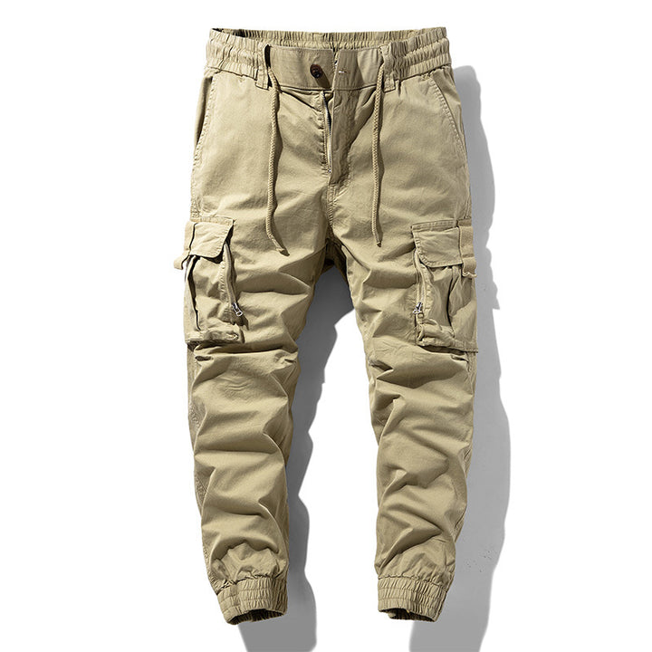 Herren Leichte Tactical-Cargo-Jogginghose mit Tunnelzugbund, Kniepaneelen und Multifunktionstaschen Echo Archiv