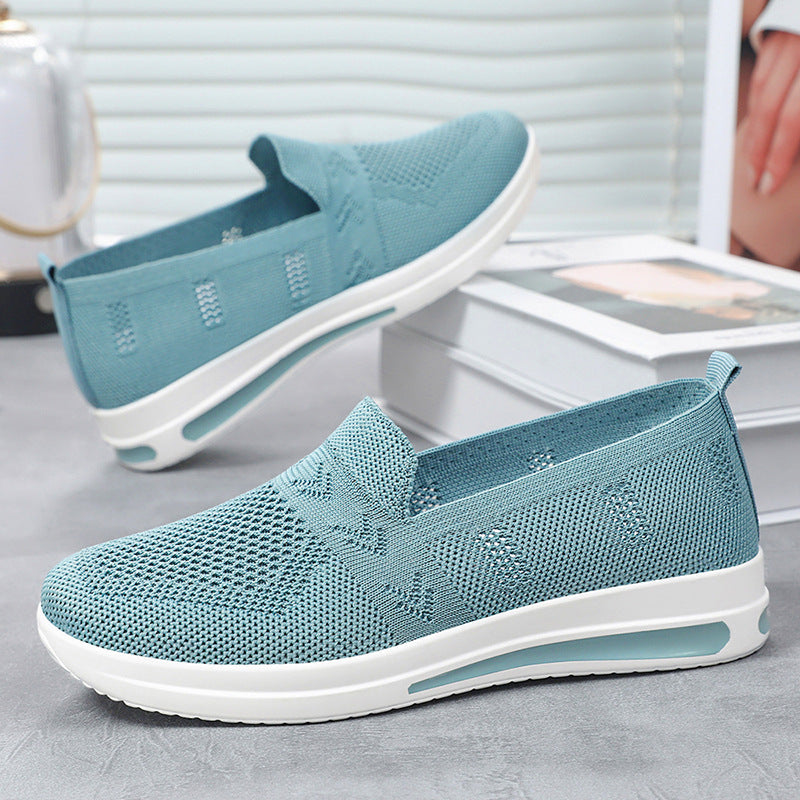 Damen Atmungsaktive Slip-On Sneakers mit flexiblem Obermaterial und komfortablem Fußbett Echo Archiv