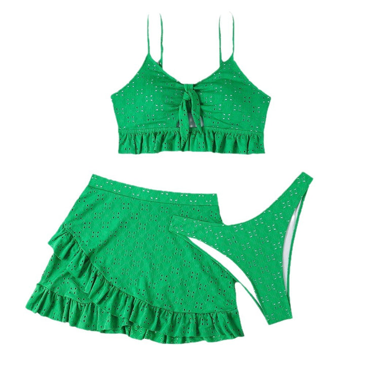 Damen Crop-Top und Rock-Set mit verspieltem Design Echo Archiv