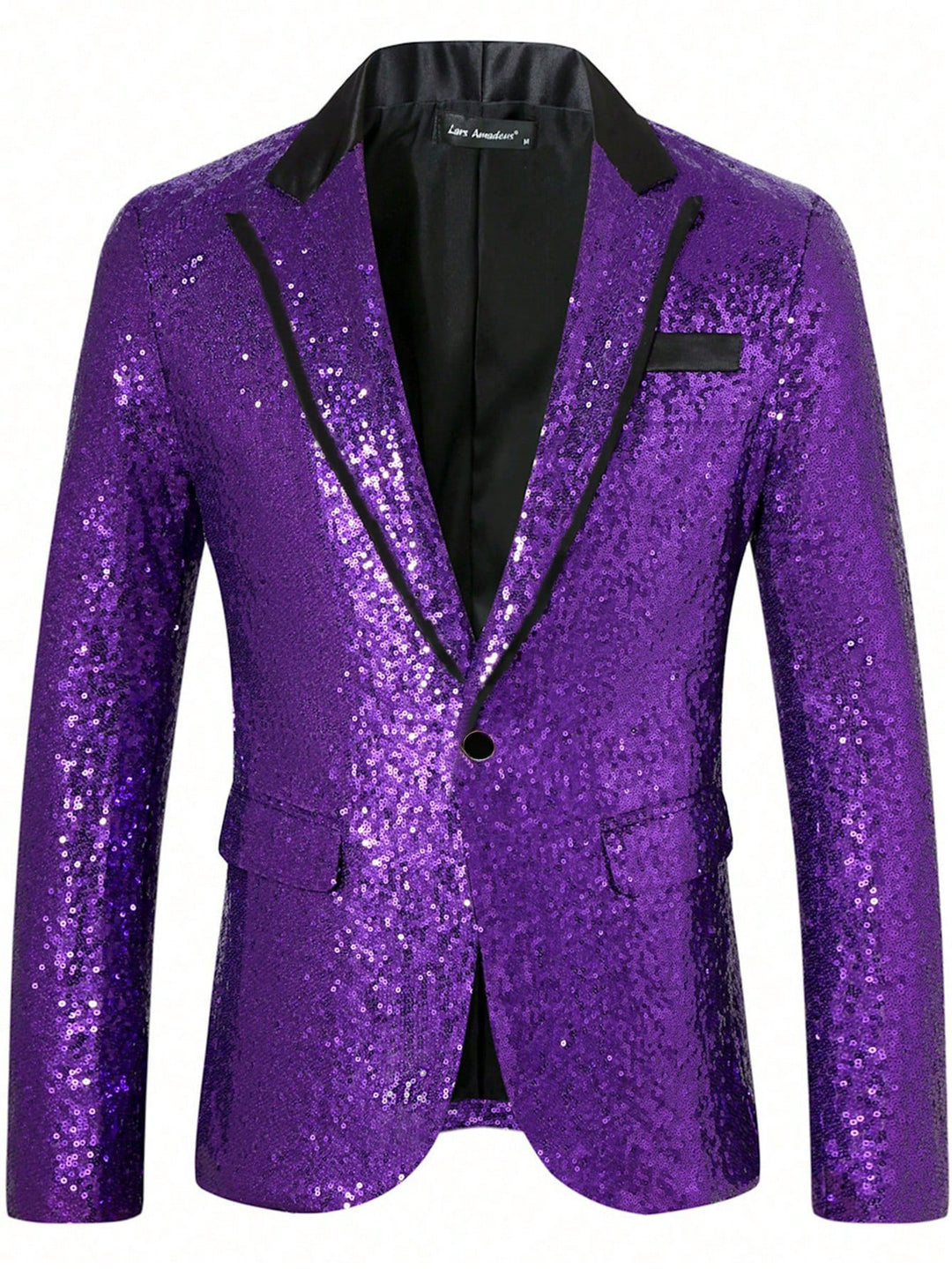 Herren Glamouröser Paillettenblazer Echoarchiv