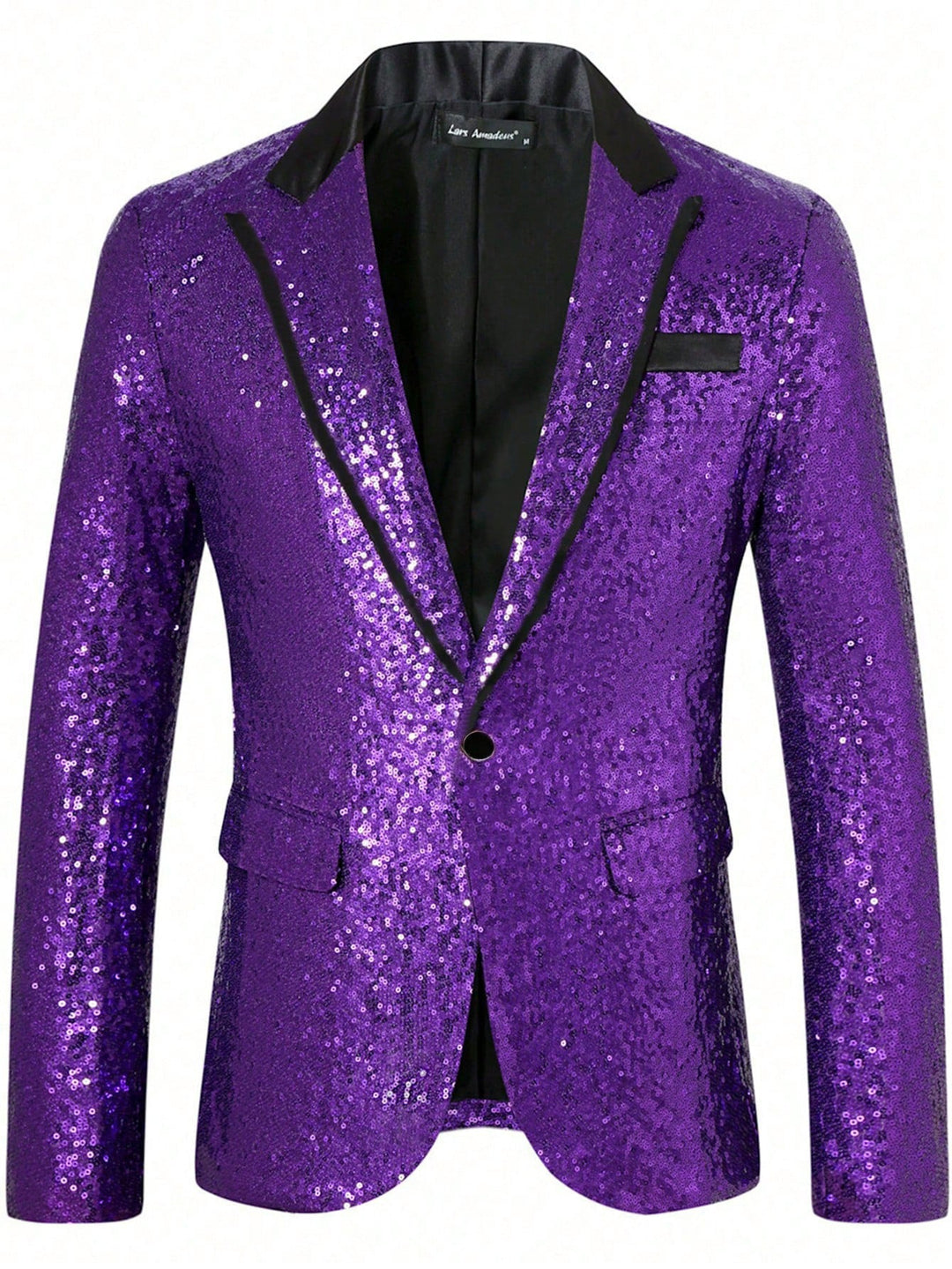 Herren Glamouröser Paillettenblazer Echoarchiv