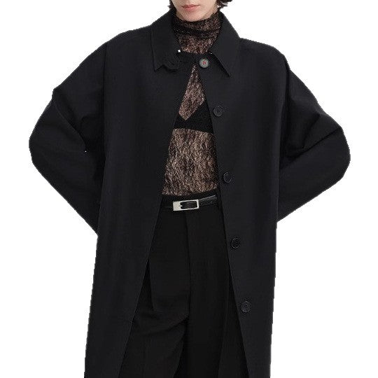 Damen Elegante lange Trenchcoat Echoarchiv