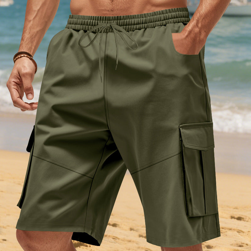 Herren Cargo-Shorts mit praktischen Seitentaschen und elastischem Bund Echoarchiv