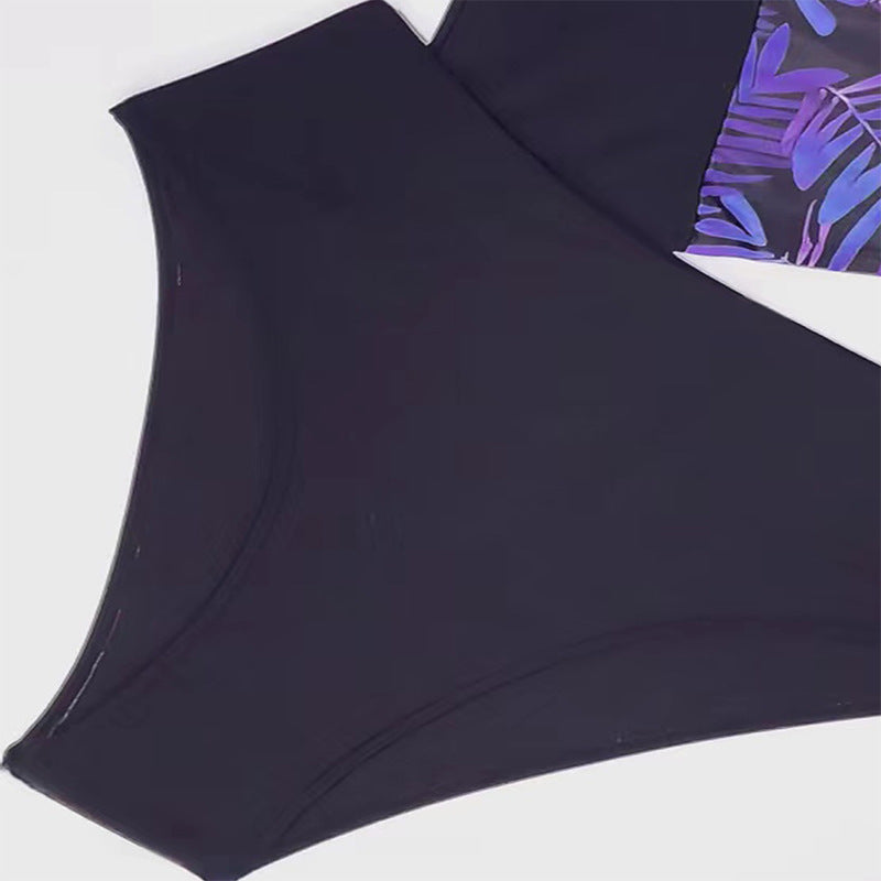 Damen Sportliches Bikini-Set mit floralem Reißverschluss Echo Archiv