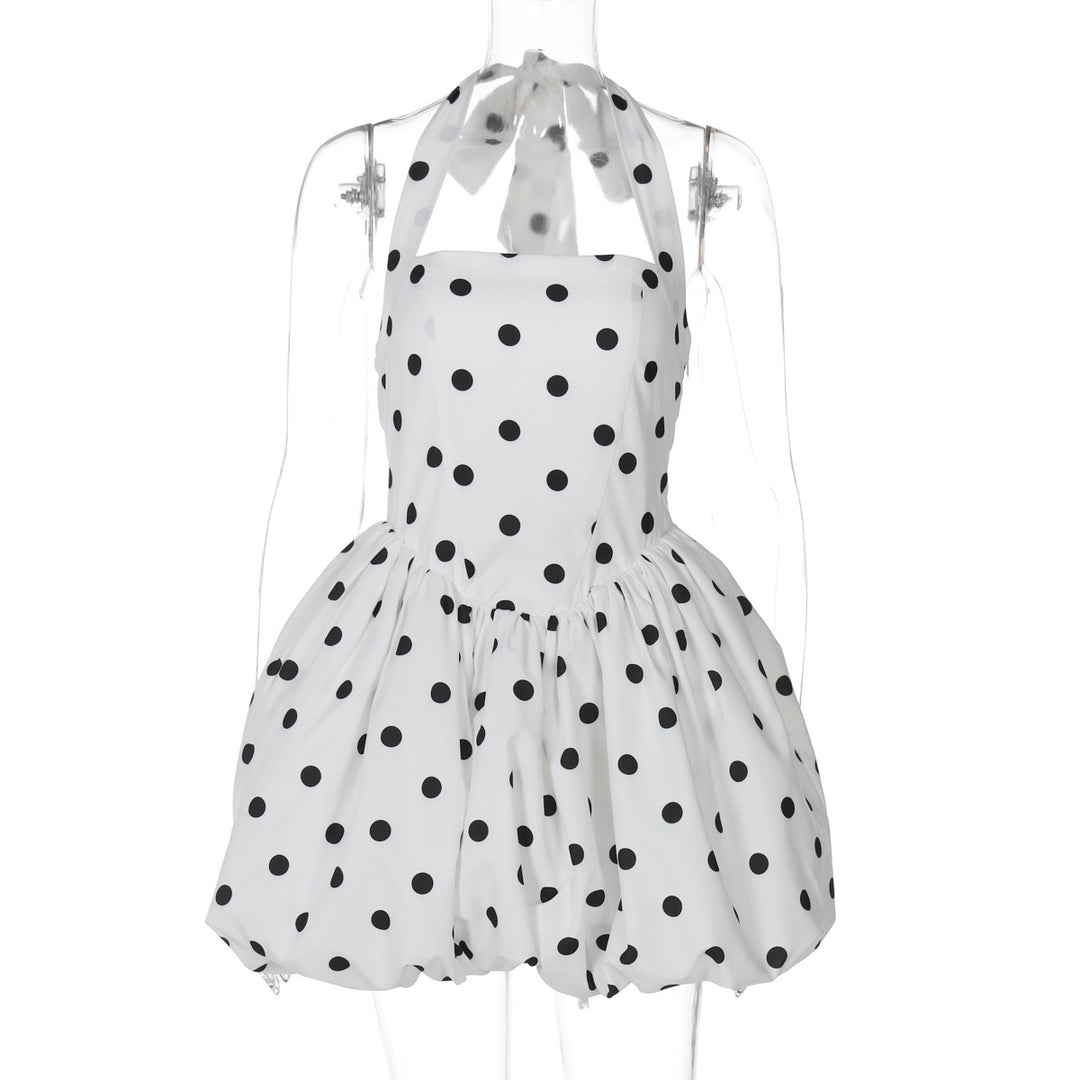 Damen Babydoll Kleid mit Punkten Echo Archiv