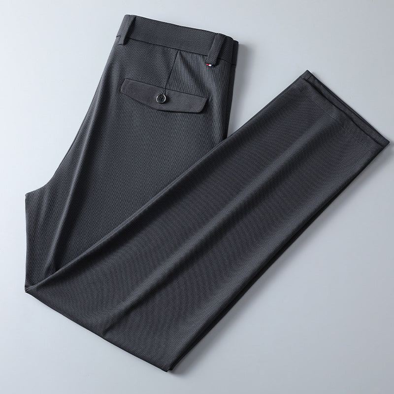 Herren eleganter Anzughose mit feinem Strukturdesign Echoarchiv