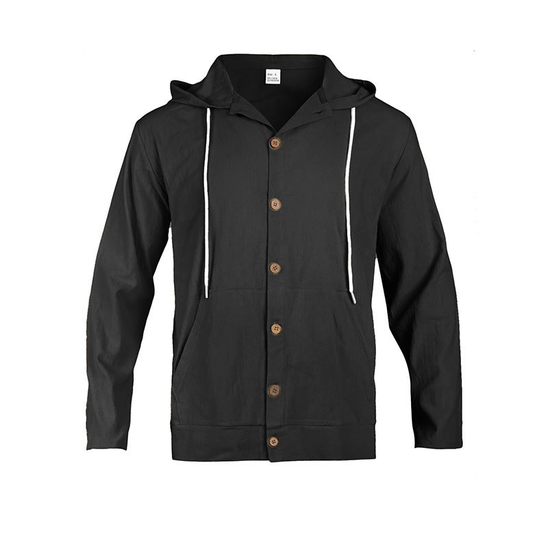 Herren Leichte Kapuzenjacke mit praktischen Taschen Echo Archiv