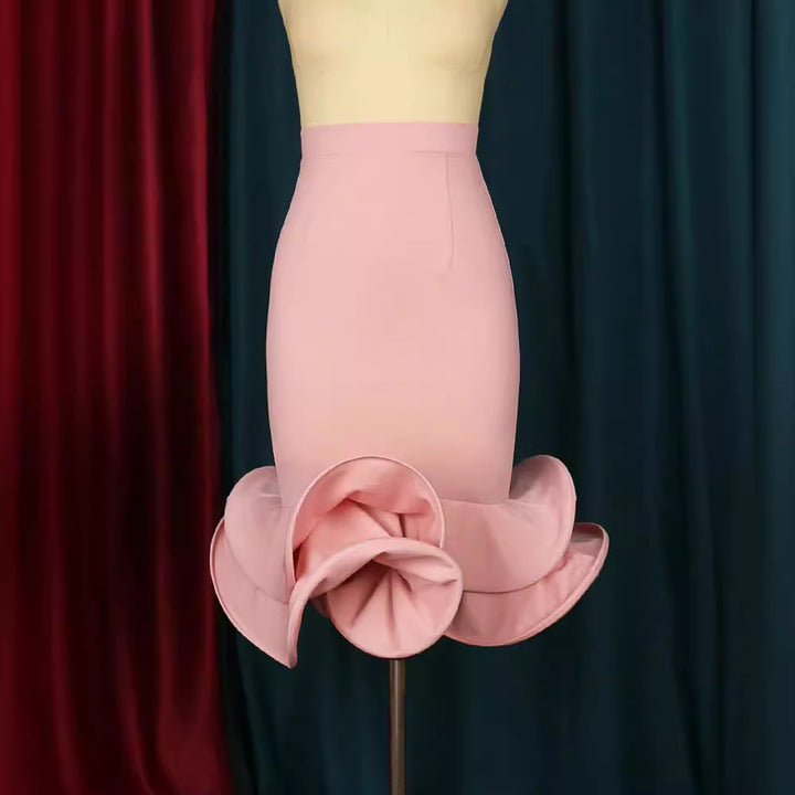 Damen Trendiges Cocktailkleid mit asymmetrischem Saum Echo Archiv