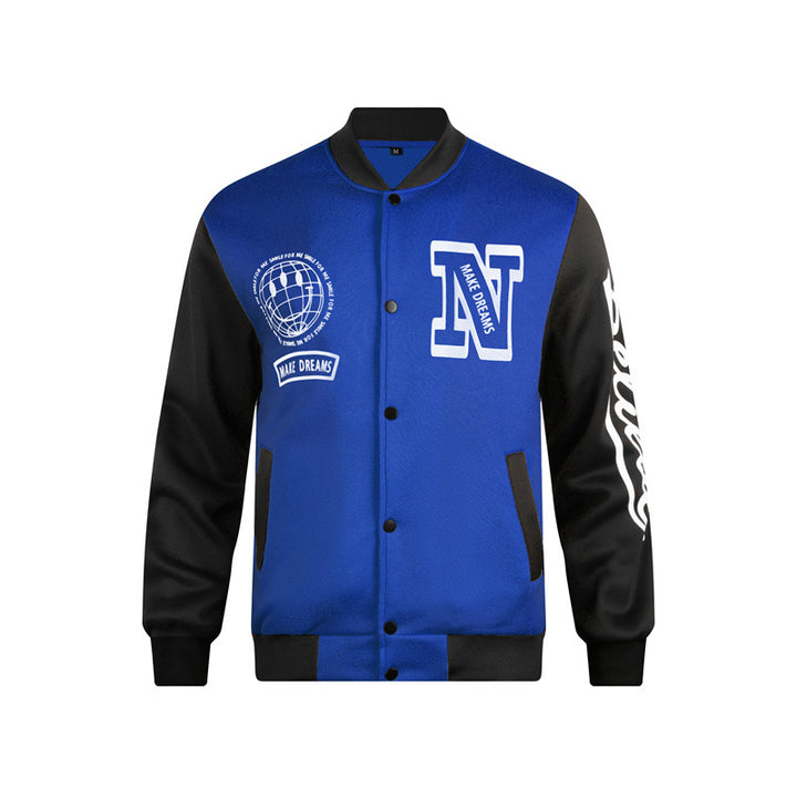 Herren Sportliche Collegejacke Echoarchiv