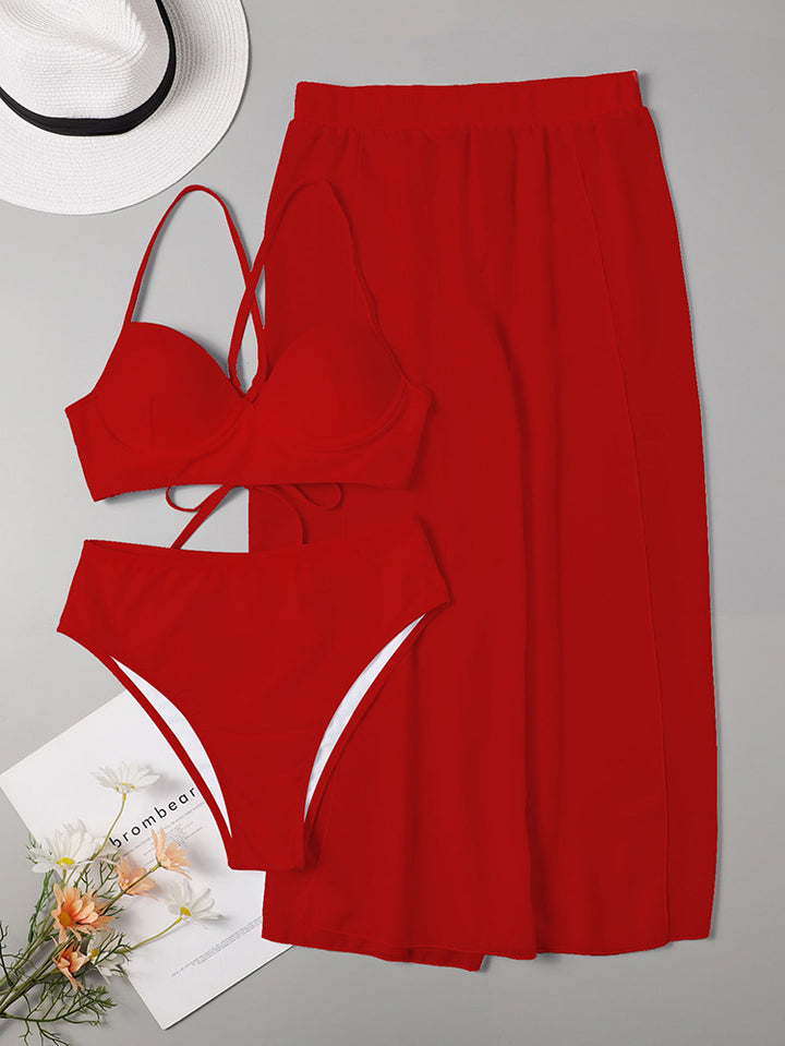 Damen Zweiteiliges Bikini-Set mit chicem Rock Echo Archiv