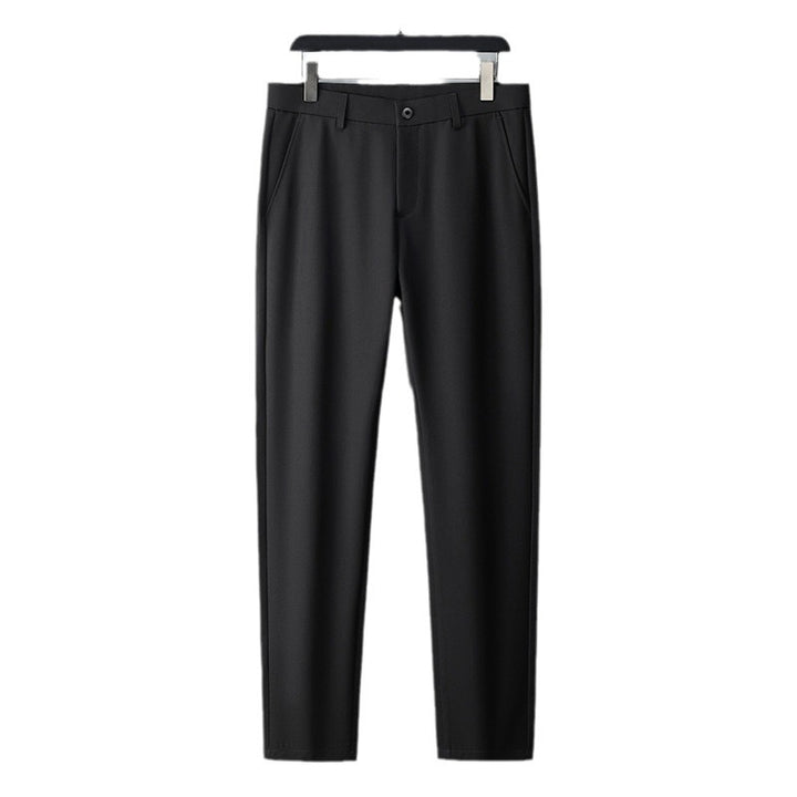 Herren Schmal geschnittene Anzughose aus Stretchtwill mit geradem Bein Echo Archiv