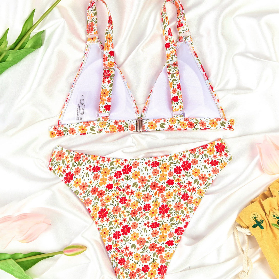 Damen Blumenmuster Bikini Echo Archiv