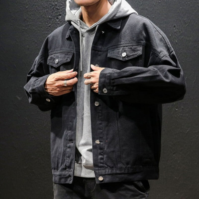 Herren Lässige Denimjacke Echoarchiv