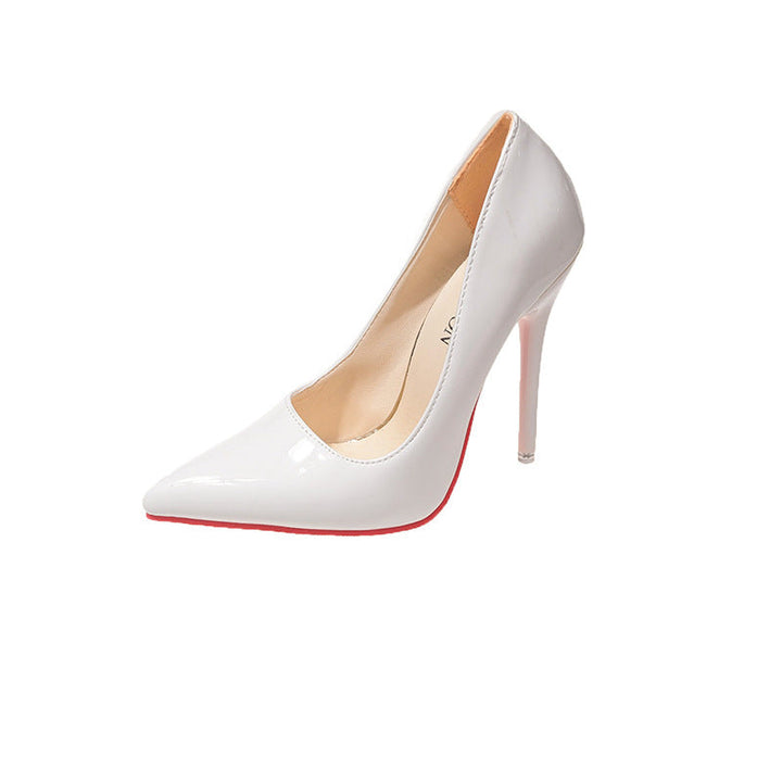 Damen Klassische High Heels mit spitz zulaufendem Design und hochglänzender Oberfläche Echoarchiv