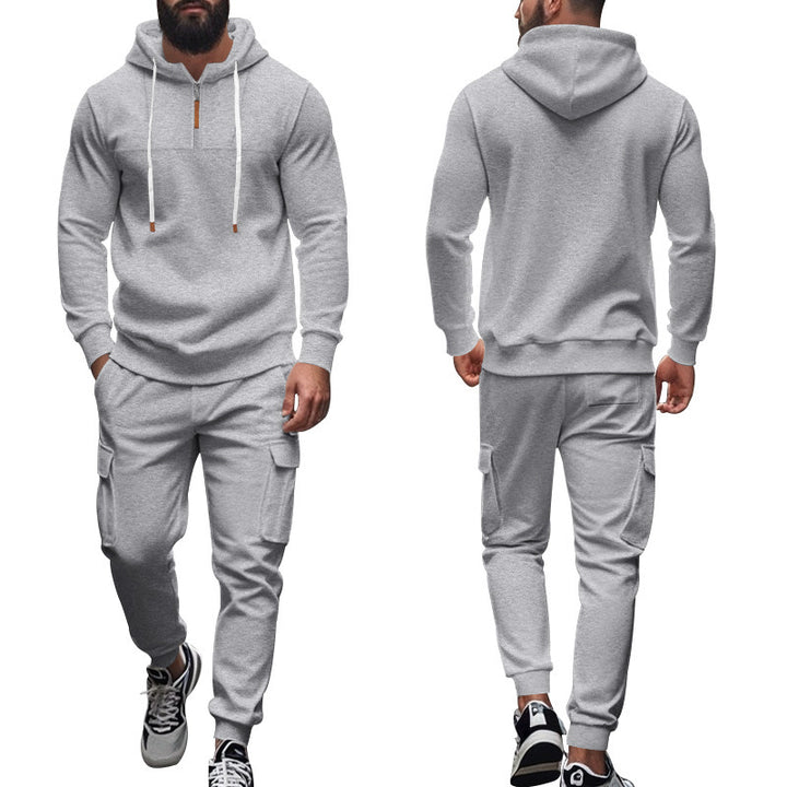 Herren sportliches Hoodie- und Cargo-Hosen Set Echoarchiv