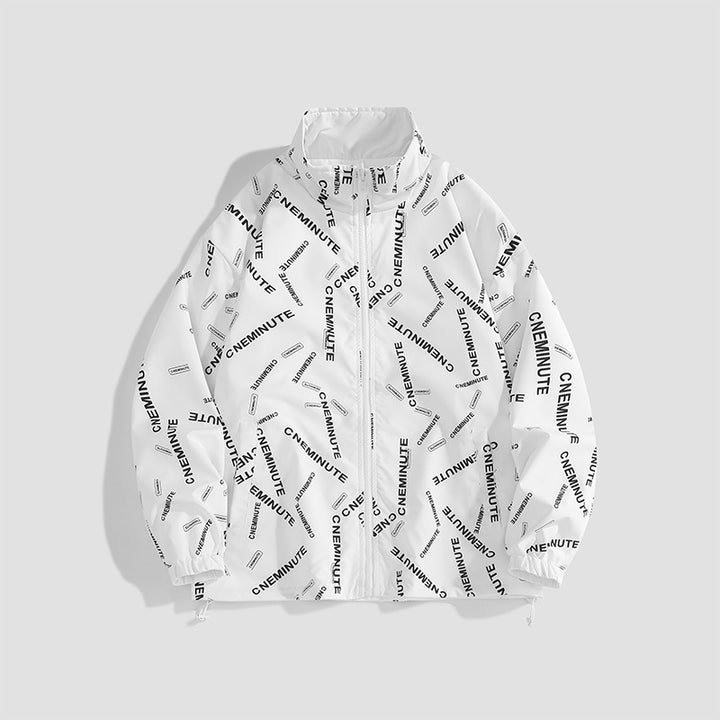 Damen leichte Windbreaker Jacke Echo Archiv