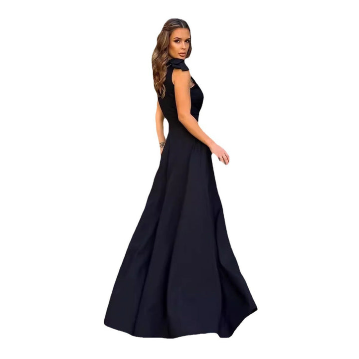 Damen Elegantes Abendkleid mit Hohem Schlitz Echoarchiv