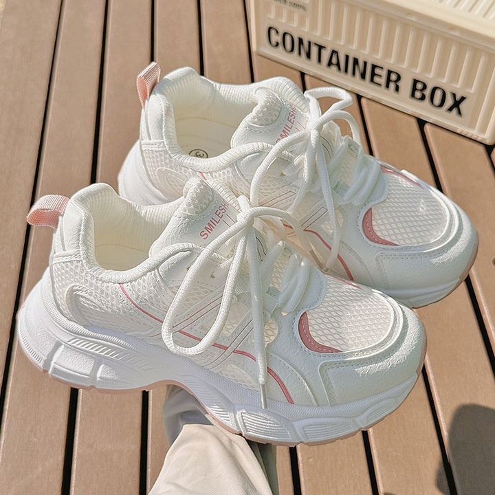 Damen Sportliche Mesh-Sneaker mit hochdämpfender Laufsohle und atmungsaktiver Obermaterialstruktur Echo Archiv